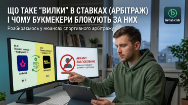 Що таке «вилки» у ставках (арбітраж) і чому букмекери блокують за них рахунки