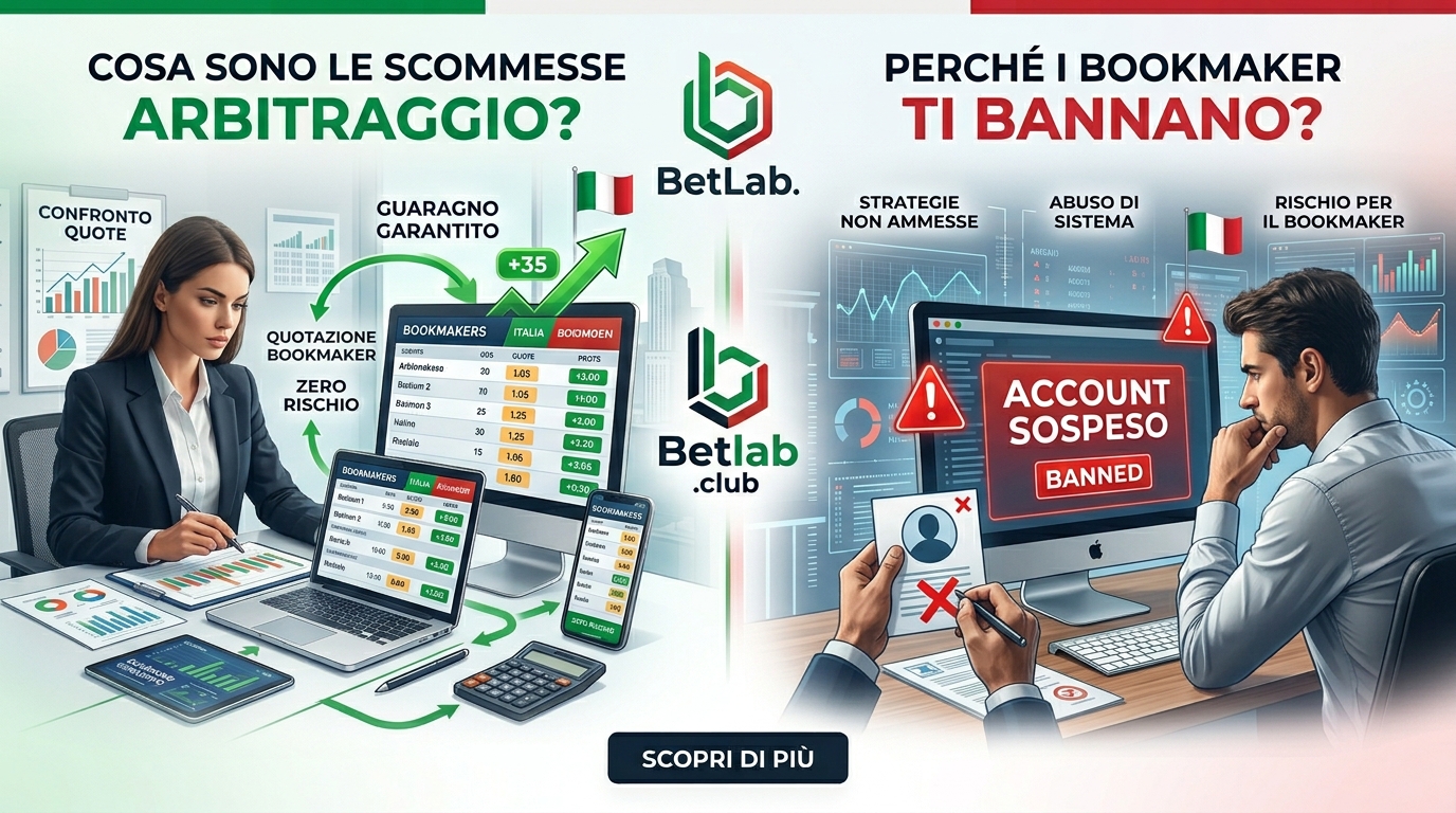 Cosa sono le scommesse arbitraggio e perché i bookmaker chiudono i conti a chi le effettua