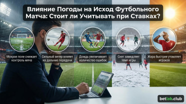 Влияние погоды на исход футбольного матча: как анализировать условия игры