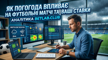 Вплив погоди на результат футбольного матчу: як аналізувати умови гри
