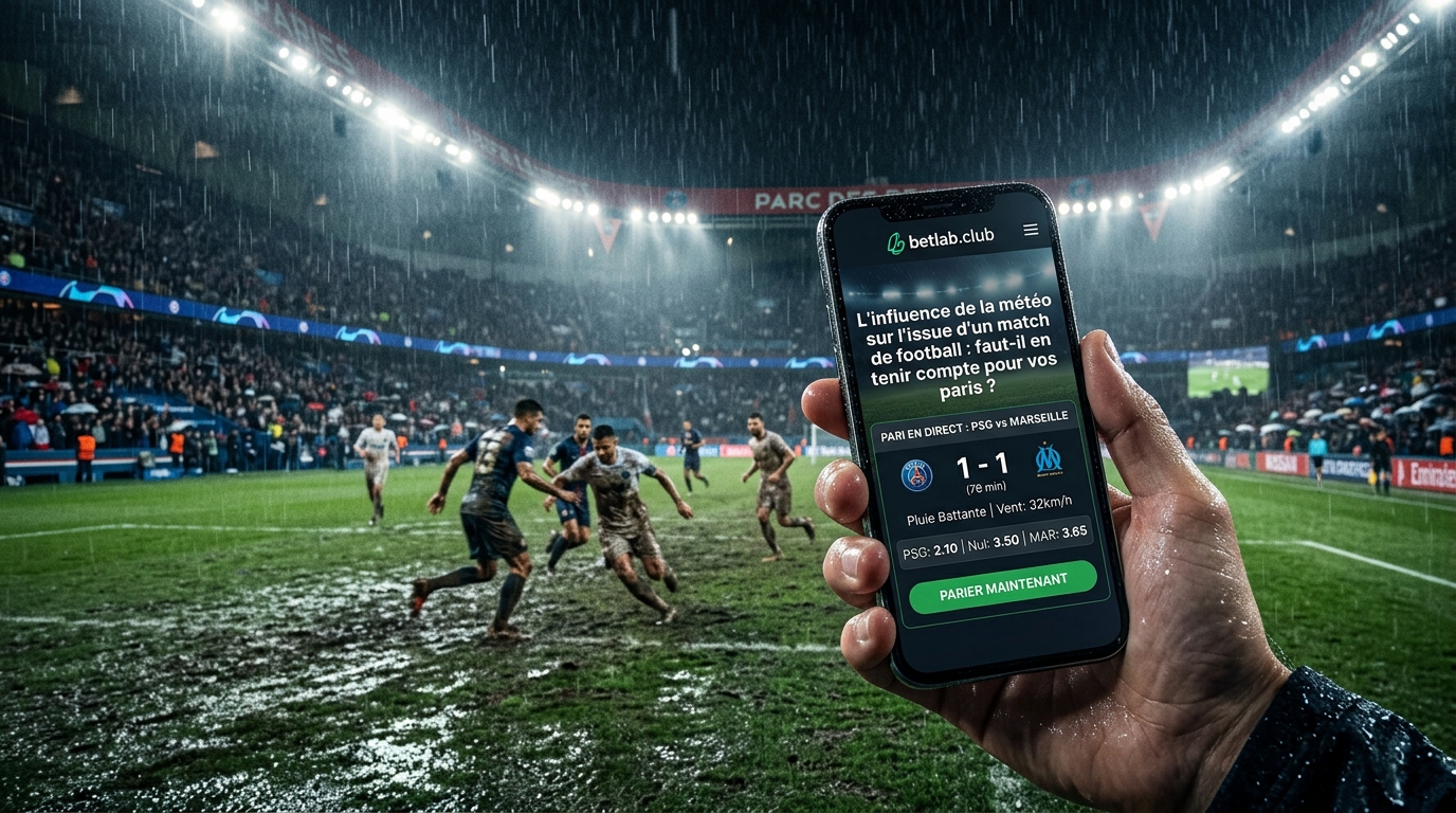 L'influence de la météo sur l'issue d'un match de football : comment analyser les conditions de jeu