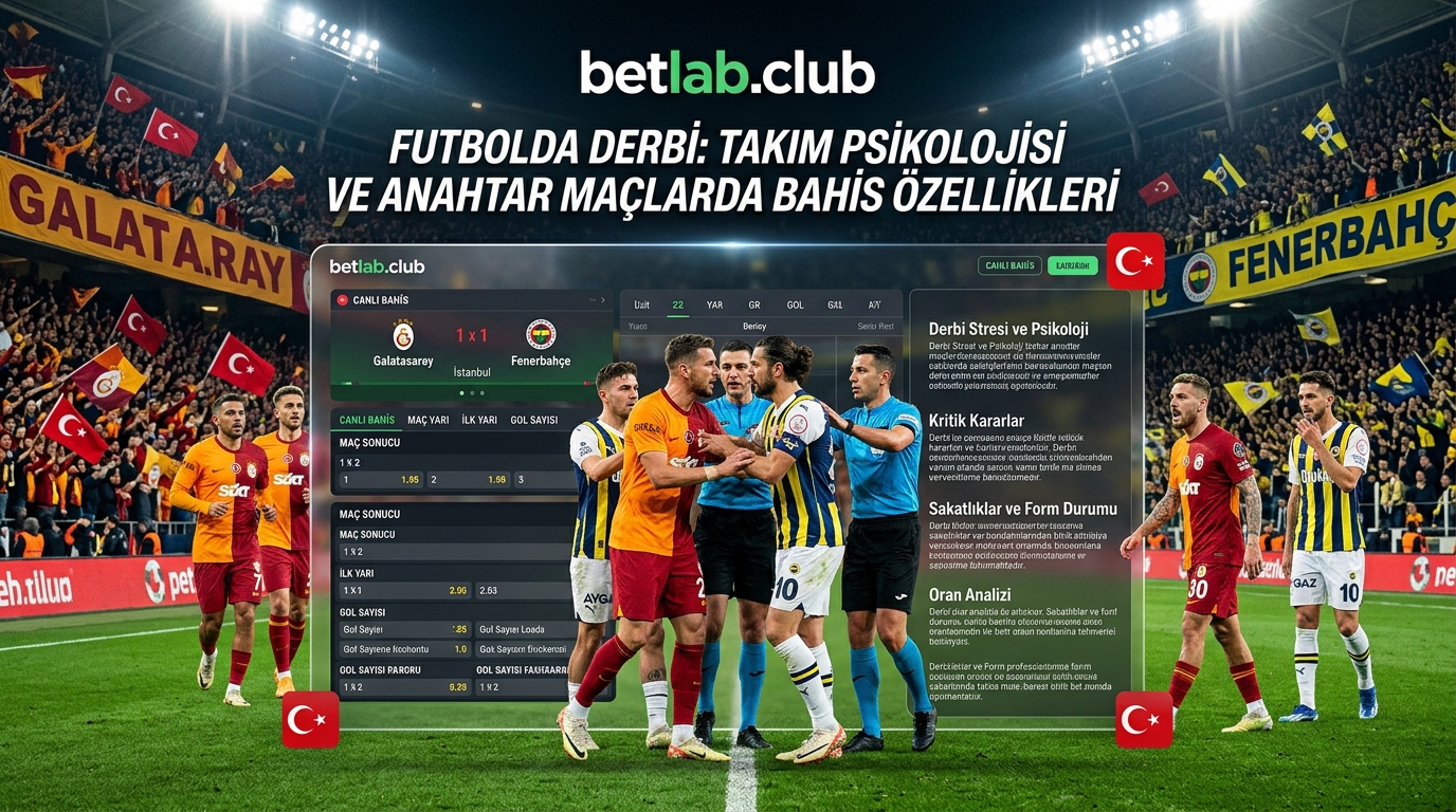 Futbolda derbi: Takımların psikolojisi ve önemli maçlara yönelik bahislerin özellikleri