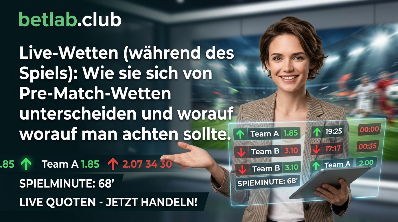 Live-Wetten: Die wichtigsten Spielregeln während des Spiels und Unterschiede zum Pre-Match
