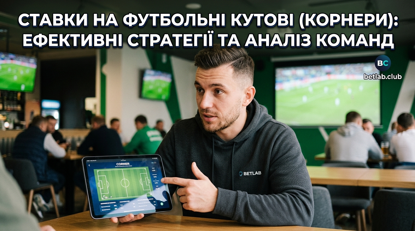 Ставки на кутові у футболі (корнери): ефективні стратегії та аналіз команд | БК