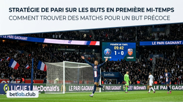 Stratégie de paris sur les buts marqués en première mi-temps : sélection des matchs et analyse des résultats