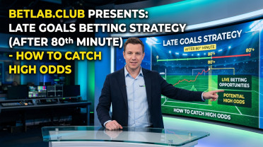 A betting strategy for late goals after the 80th minute: how to secure high odds