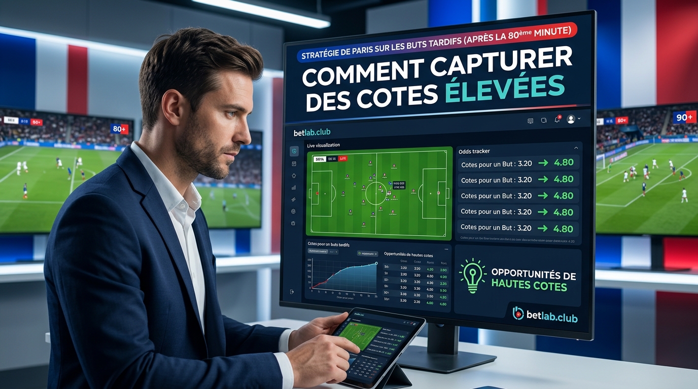 Stratégie de paris sur les buts tardifs après la 80e minute : comment profiter de cotes élevées