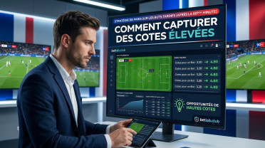 Stratégie de paris sur les buts tardifs après la 80e minute : comment profiter de cotes élevées