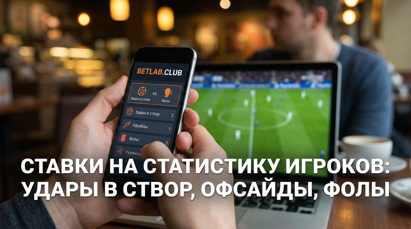 Ставки на статистику игроков в БК: фолы, офсайды и тотал ударов в створ ворот
