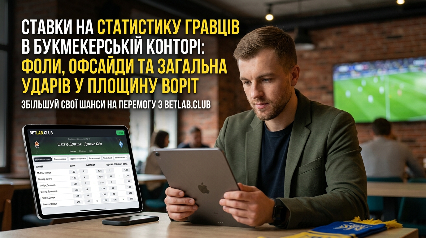 Ставки на статистику гравців у букмекерській конторі: фоли, офсайди та тотал ударів у площину воріт