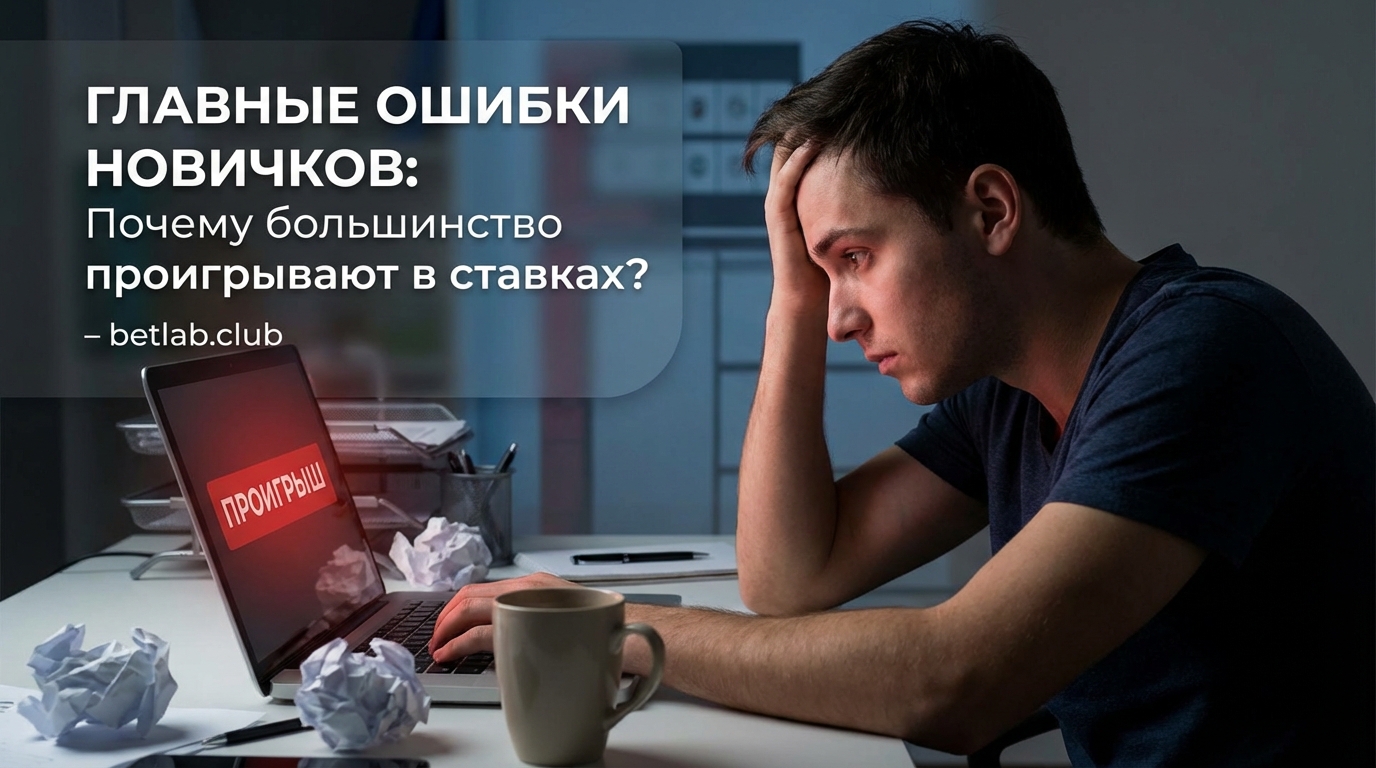 Главные ошибки новичков в ставках: почему 95% беттеров проигрывают депозиты