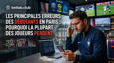 Les principales erreurs des débutants dans les paris : pourquoi 95 % des parieurs perdent leur mise