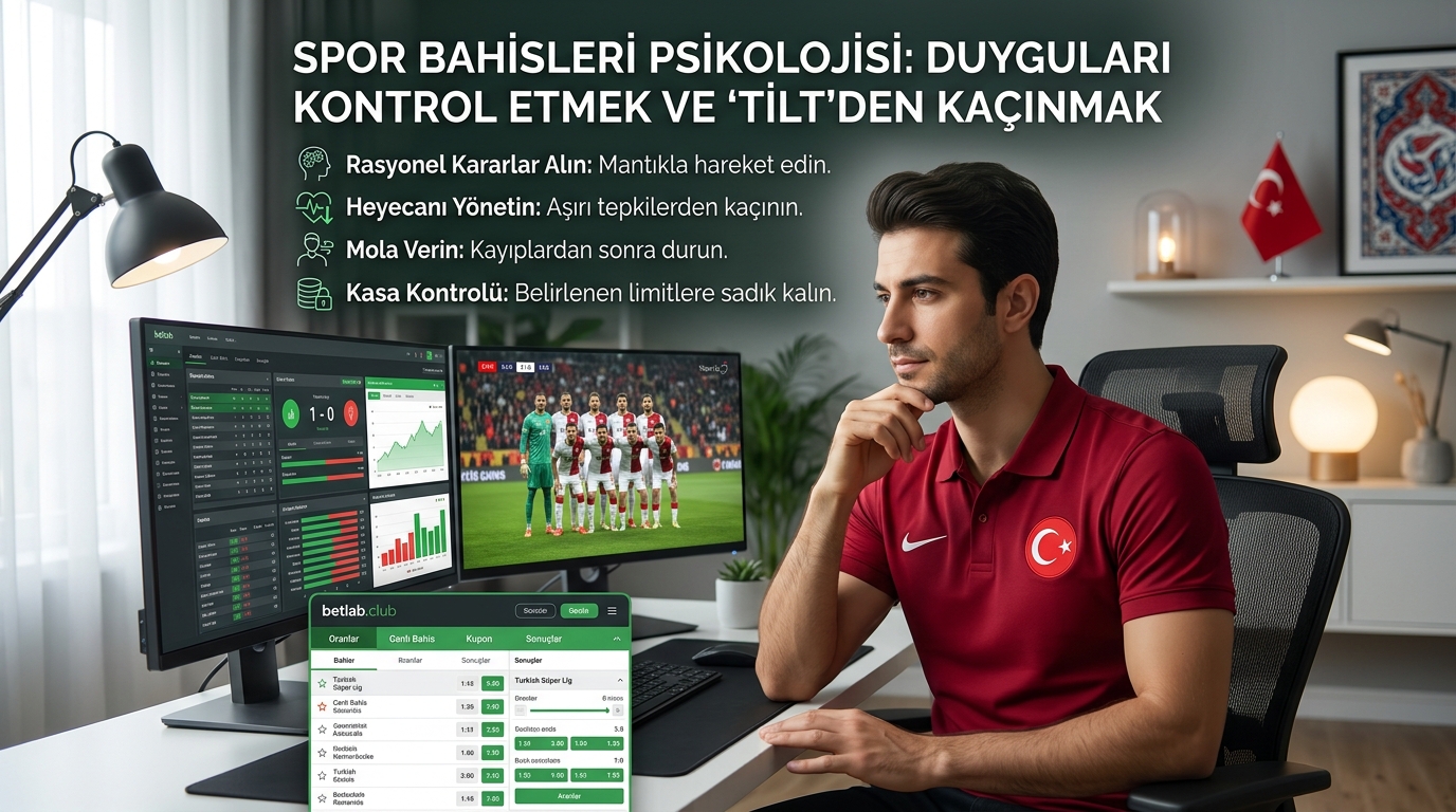 Spor bahislerinin psikolojisi: Tilt durumundan nasıl kaçınılır ve duygular nasıl kontrol edilir