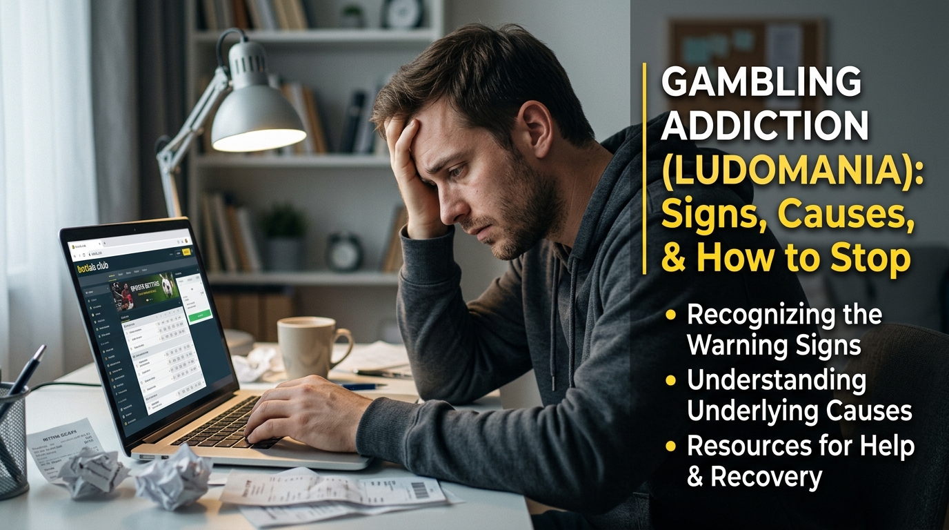 Gambling addiction (compulsive gambling) in betting: how to recognise the problem and quit
