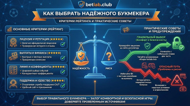 Как выбрать надежную букмекерскую контору: рейтинг критериев и советы новичкам