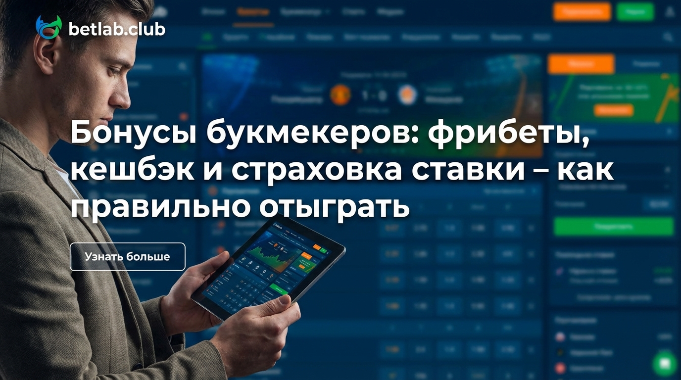 Бонусы букмекеров: как правильно получать и отыгрывать фрибеты, кэшбэк и акции
