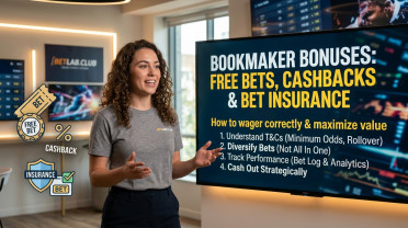 Bookmaker bonuses: how to claim and meet the wagering requirements for free bets, cashback and promotions