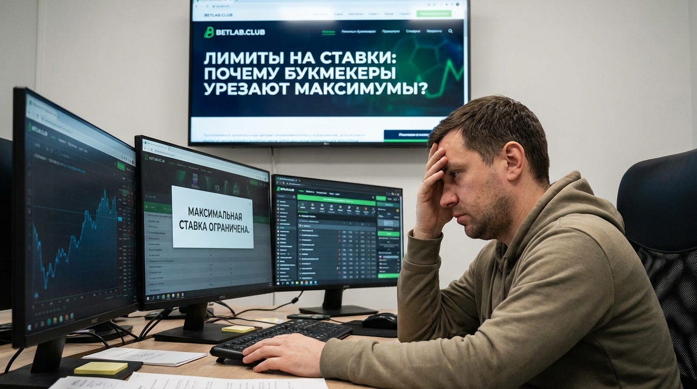 Порезка счетов в БК: за что букмекеры снижают лимиты и режут максимальную ставку