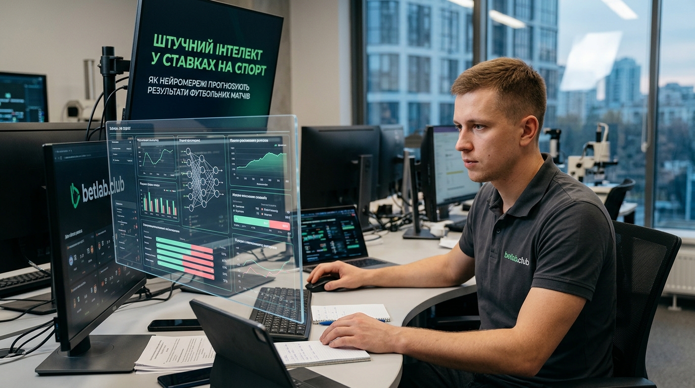 Штучний інтелект у спортивних ставках: як нейромережі прогнозують результати футбольних матчів