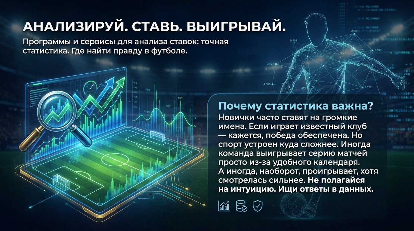 Программы и сервисы для анализа ставок: лучший софт для футбольной статистики