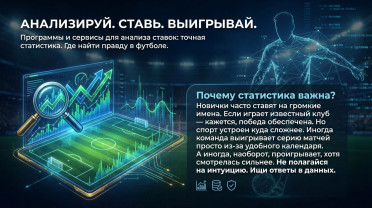 Программы и сервисы для анализа ставок: лучший софт для футбольной статистики