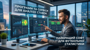 Програми та сервіси для аналізу ставок: найкраще програмне забезпечення для футбольної статистики