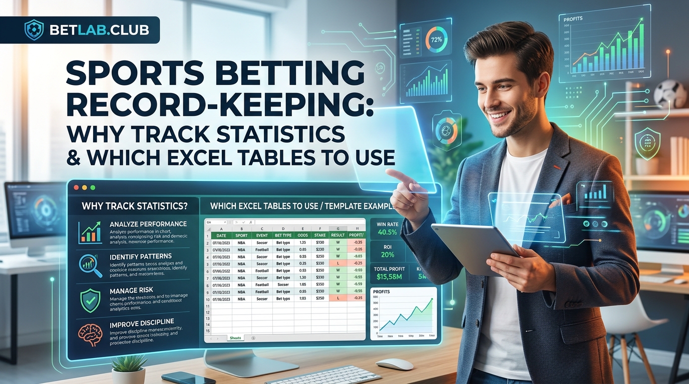 Keeping track of sports bets: why keep records in Excel and how to use betting trackers