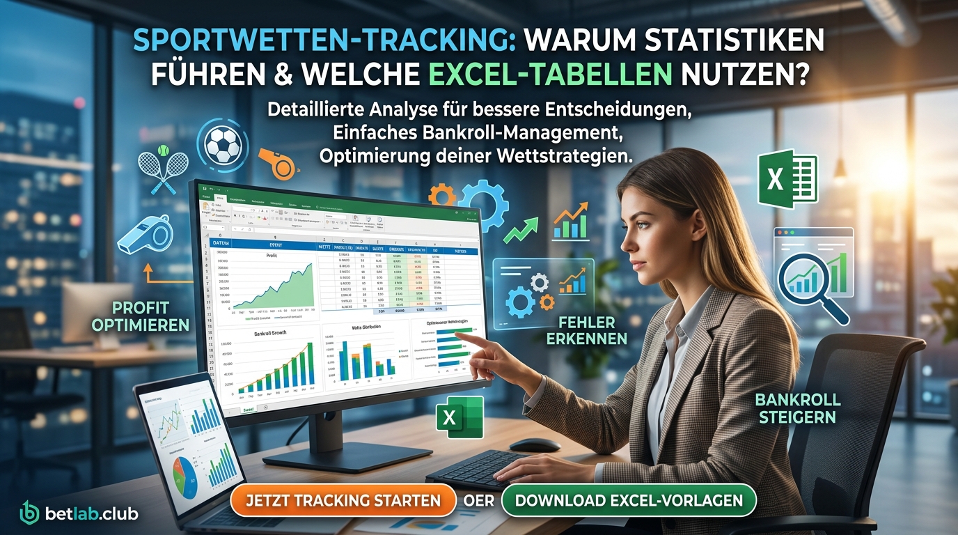Erfassung von Sportwetten: Warum man Statistiken in Excel führen sollte und wie man Tracker nutzt