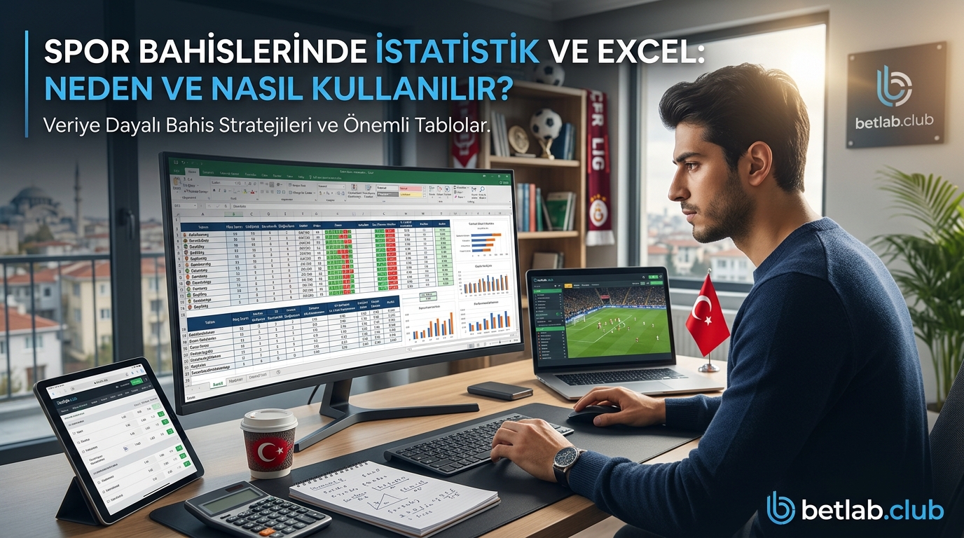 Spor bahislerinin kaydı: Excel'de istatistik tutmanın önemi ve takip araçlarının kullanımı