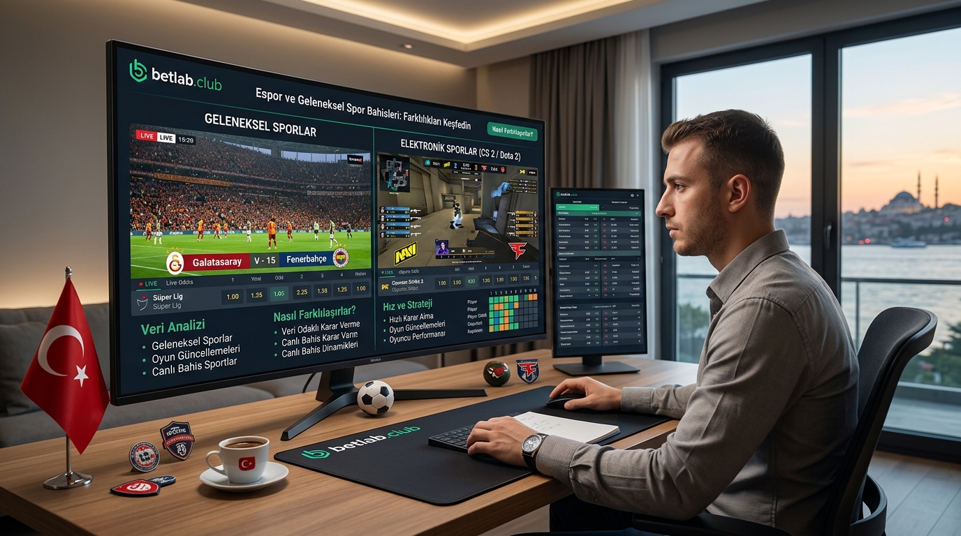 E-spor bahislerinin özellikleri (CS 2, Dota 2): geleneksel spor bahislerinden temel farklar