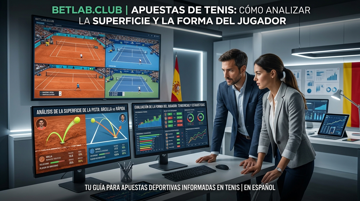 Apuestas de tenis: características de la pista (pista dura, tierra batida) y reglas para analizar el estado de forma de los jugadores