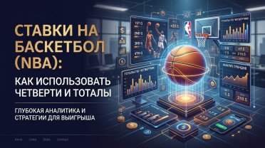Ставки на баскетбол (НБА): рабочие стратегии на тоталы, форы и исход четвертей.