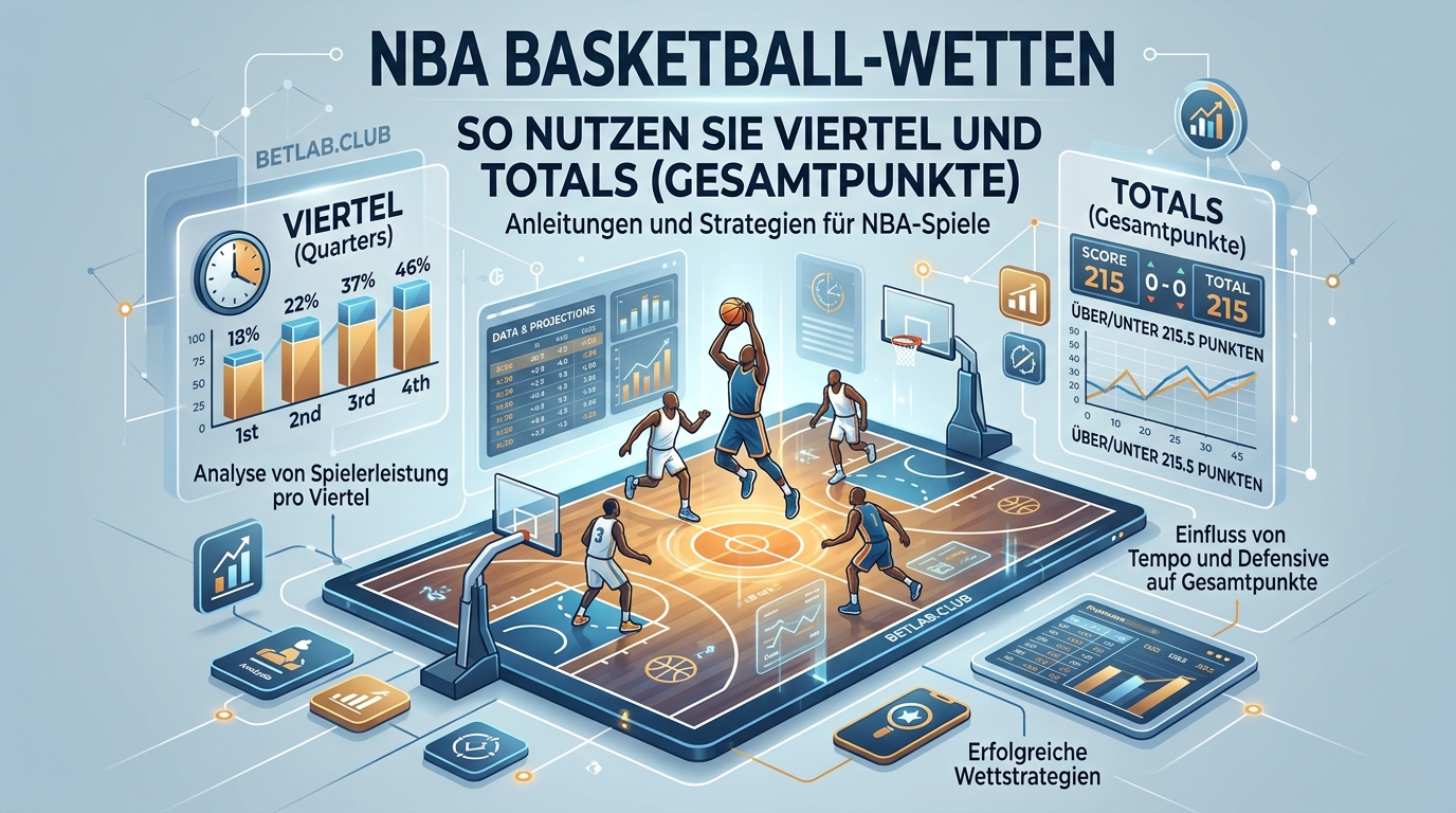 Basketballwetten (NBA): So nutzt du Viertel und Gesamtpunktzahlen