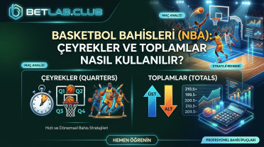 Basketbol Bahisleri (NBA): Toplam Skor, Handikap ve Çeyrek Sonuçları için Etkili Stratejiler.
