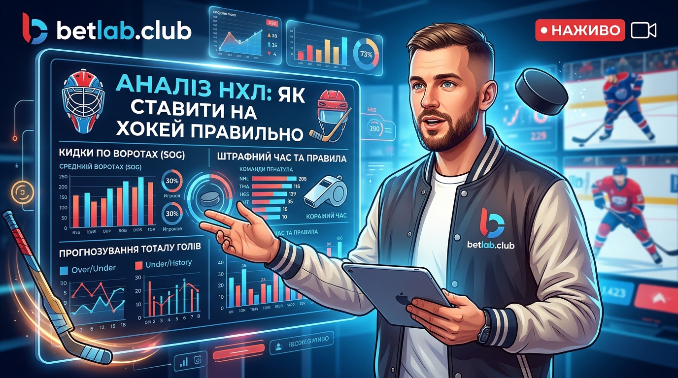 Ставки на хокей (НХЛ і КХЛ): аналіз кидків у ворота, вилучень та тоталу голів