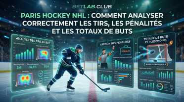 Paris sur le hockey (LNH et KHL) : analyse des tirs cadrés, des pénalités et du total de buts