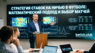 Стратегия ставок на ничью в футболе: математика, отбор матчей и системы БК