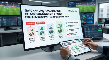 Датская система ставок: агрессивный догон с ростом коэффициентов и сумм