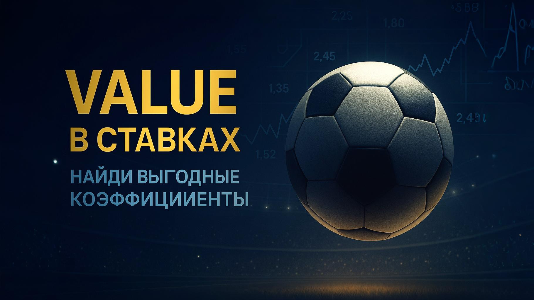 ВАЛЮ (VALUE) В СТАВКАХ: Искусство находить переоцененные коэффициенты и зарабатывать на ошибках букмекеров
