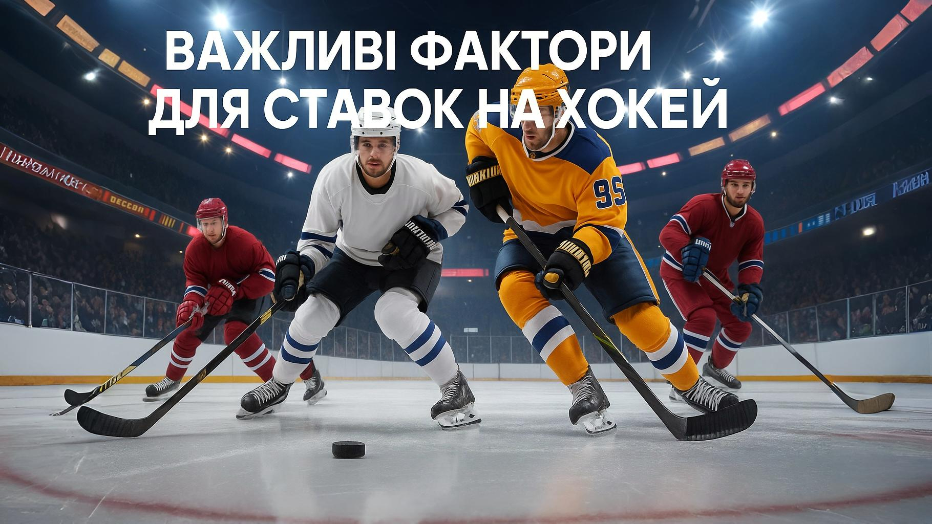 Важливі чинники прогнозів на хокей.