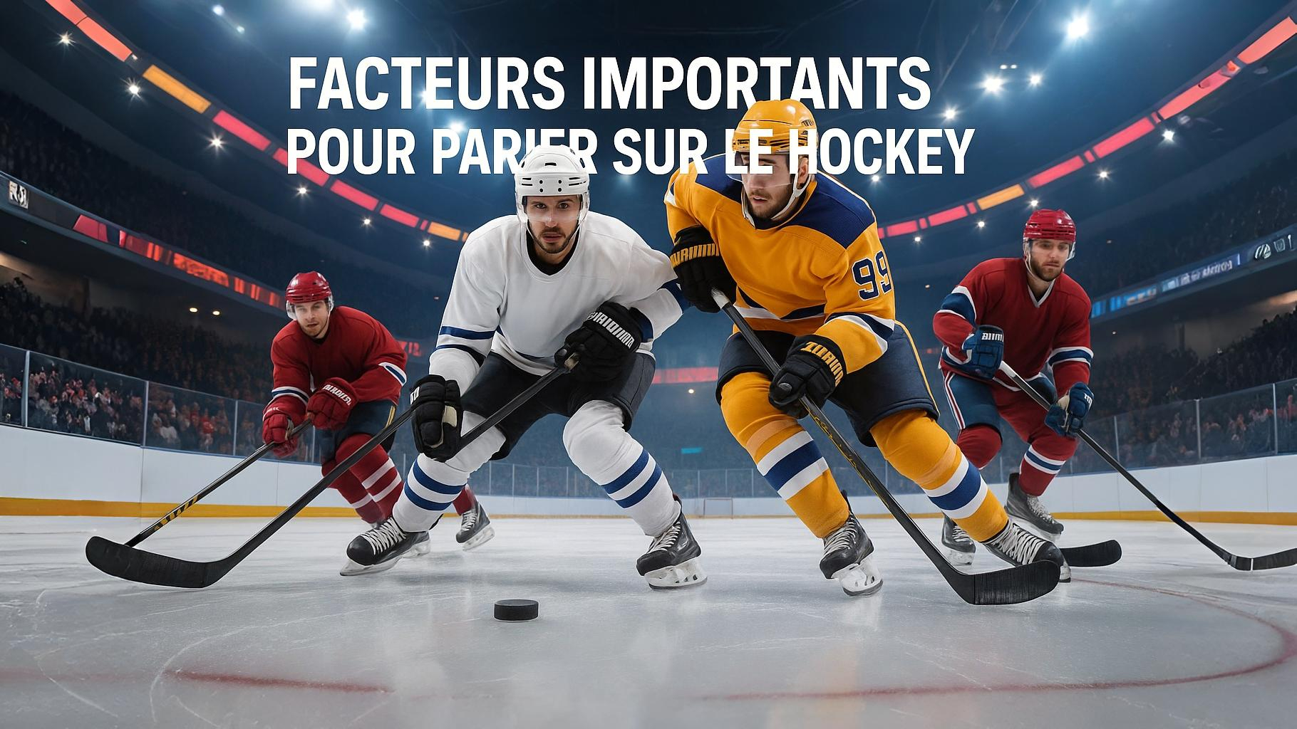 Facteurs importants pour les pronostics au hockey.