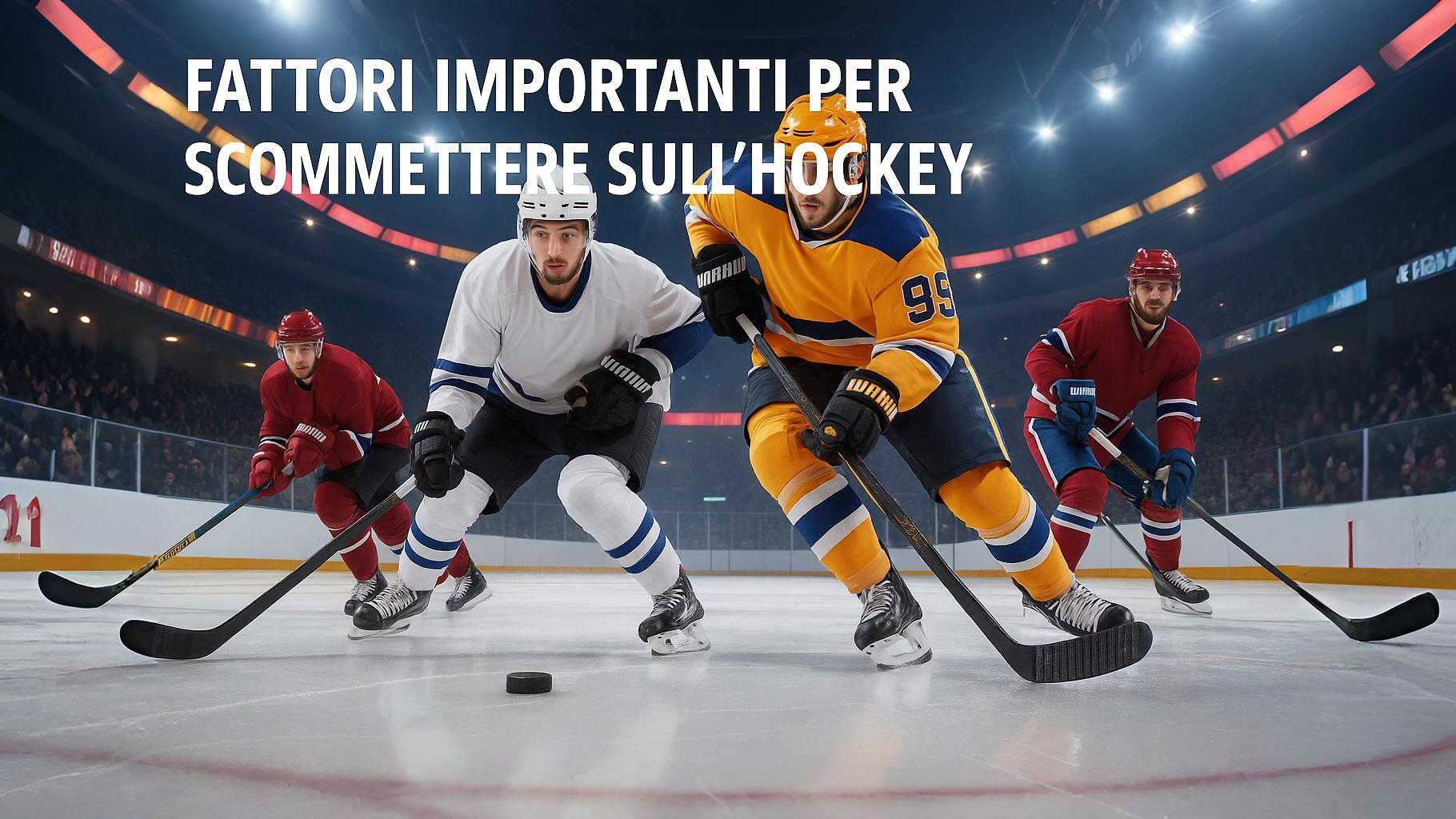 Fattori importanti per le previsioni sull'hockey.