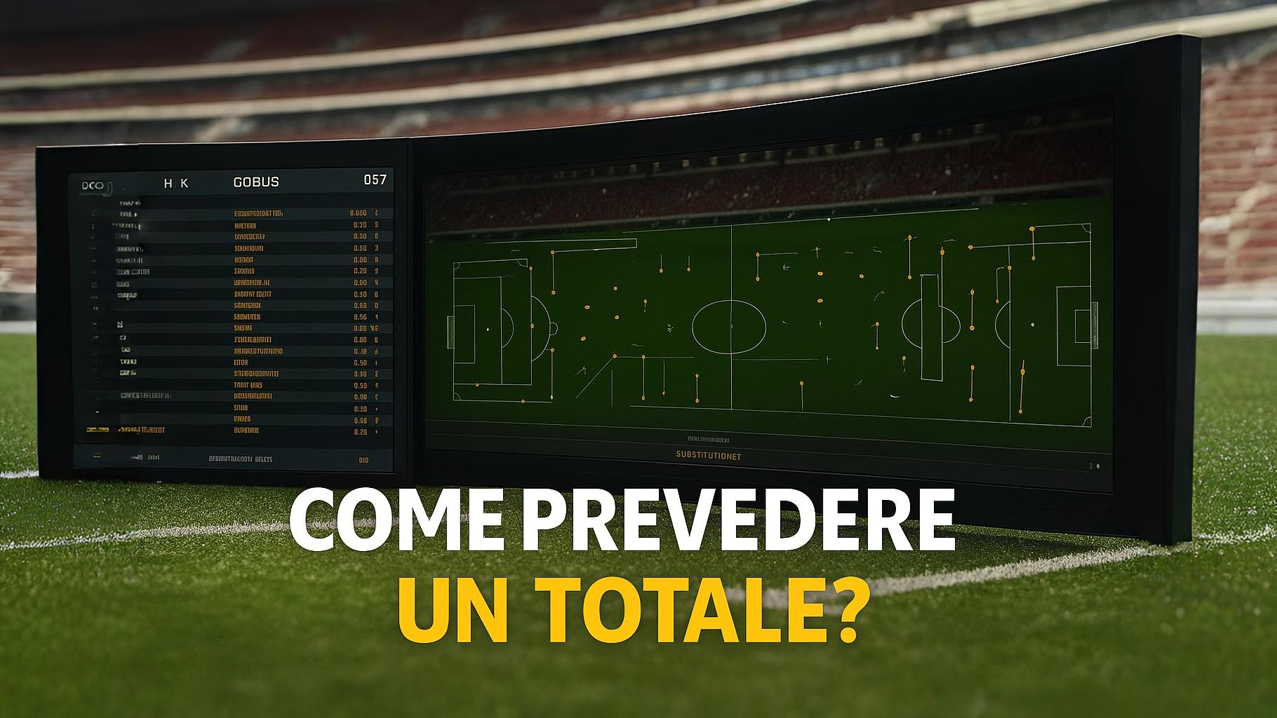 È possibile prevedere il punteggio totale di una partita di calcio? Quali fattori influenzano questo risultato?